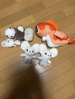 ぬいぐるみ、ストラップ7点セット
