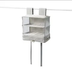 Francfranc キルティング ハンギング圧縮オーガナイザー グレー