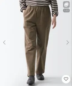 無印良品　ウエストゴム　コーデュロイパンツ