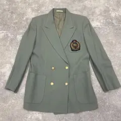 ■ Burberrys テーラード ダブル エンブレム ブレザー 90s 緑