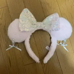 ディズニー　カチューシャ　ピンク