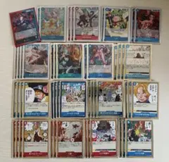 ワンピースカードゲーム　赤青ルーシー　デッキ　デッキパーツ