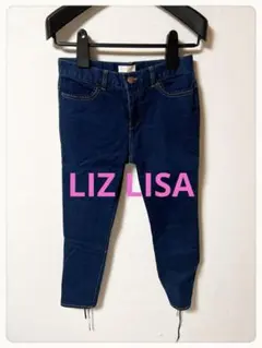 ☘️P1☘LIZ LISA ストレッチ スキニーデニム リボン編み上げ 2のサムネイル