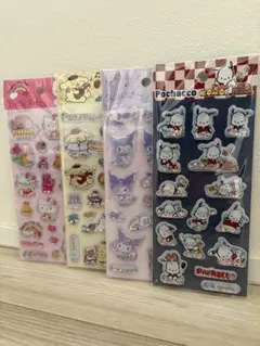 【最安‼︎正規品】サンリオ キャラクターズ ウォーターシール 水シール 4枚