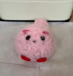 羊毛フェルト ぬいぐるみ ピンク