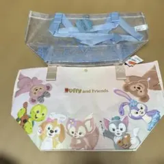 香港ディズニー 限定 ダッフィー アナ雪　トートバッグセット