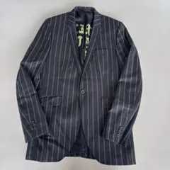 Ben Sherman ストライプ ウール テーラードジャケット Sのサムネイル