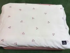 【美品】ベビー布団セット 70×120cm チェリー×ピンク