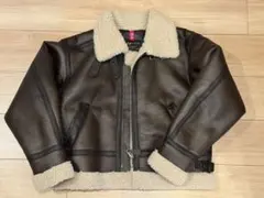 【美品】ALPHA INDUSTRIES B-3 フェイクムートンジャケット　M