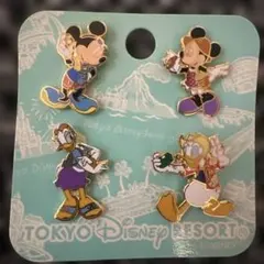 東京ディズニーリゾート ピンバッジ 4個セット