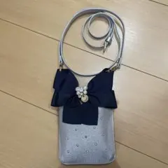 ⭐︎新品未使用⭐︎ Le creative? リボン付きスマホショルダーバッグ