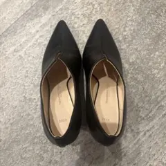HYKE x Beautiful Shoes ブラック ウェッジヒールのサムネイル