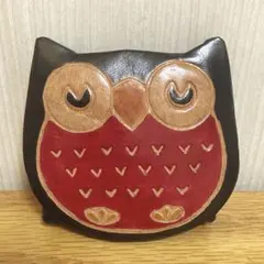 フクロウ コインケース 小銭入れ ボックス型 梟 ミニ財布 - メルカリ