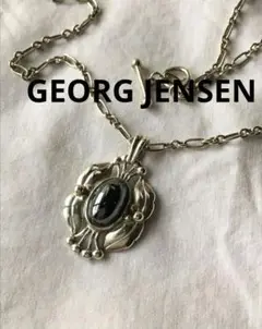 GEORG JENSEN　ヘマタイト　シルバー　ネックレス　SILVER