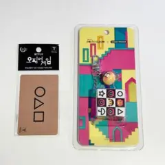 韓国限定　イカゲーム　カカオフレンズ キーホルダーTmoney　マスコットセット KAKAO FRIENDS☆チュンシギ Tmoney Card (KAKAO FRIENDS/キャラクター