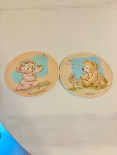 ダッフィーフレンズ　ダッフィー　シェリーメイ　コースター　ディズニー　非売品