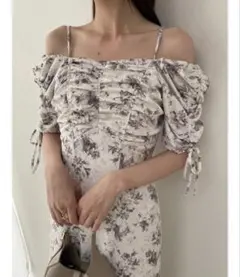 SNIDEL バリエプリントワンピース