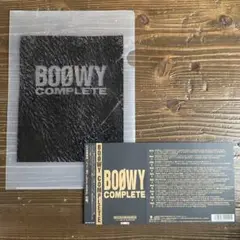 【特典・レア】　『BOOWY COMPLETE』の帯＆特典クリアファイルのみ