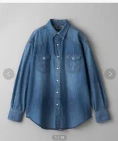 <CGS.×Wrangler> デニム ウエスタン シャツ