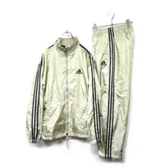 【美品】希少 00's Y2K adidas ナイロンジャージ 上下セットアップ