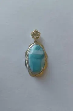 刻印 ターコイズ シェル インレイ ペンダントトップ - メルカリ
