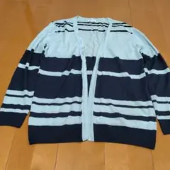 ensuite ストライプ カーディガン M