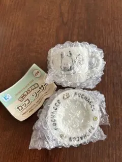 サンリオ　ミニチュア陶器カップ＆ソーサー　ポチャッコ　ガチャ