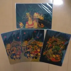 サンリオ ピューロランド　クリアポストカード4枚セット