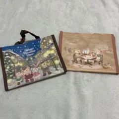 東京ディズニーシー ダッフィー　シェリーメイ　ショッピングバッグ 2種セット
