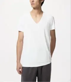 【新品未使用】AIRism ホワイト Vネック Tシャツ 3XL 2枚セット