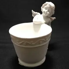 〇インテリアとして素敵です！天使小物入れ　鉢型タイプ