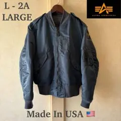 【USA製】ALPHA INDUSTRIES L-2A アルファ LARGE