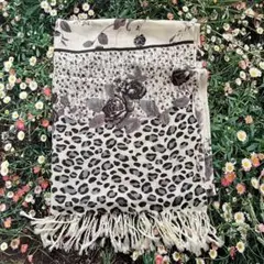 ヒョウ柄 ストール