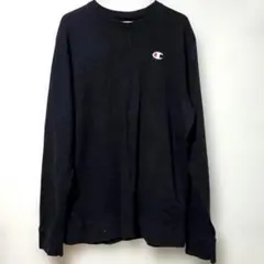 Champion ブラック トレーナー M　US規格 スウェット 黒　パキスタン