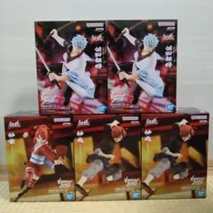 銀魂　フィギュア　バイブレーションスターズ　坂田銀時　神楽　神威　5個セット