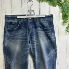 【古着】GL ブルーデニム ストレートパンツ サイズ33
