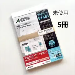 エーワン A-one マルチカード 51481 名刺 用紙 印刷 プリント