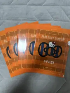 Jリーグ ハローキティ 清水エスパルス S-PULSE クリアファイル５枚セット