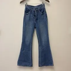 ALEXIA STAM ブーツカットデニム