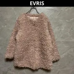 EVRIS プードル ハーフ コート ジャケット ピンク F エヴリス ファーのサムネイル