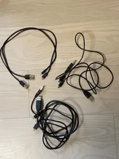 USBケーブル 6本セット 黒