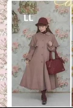 青木美沙子 ブラウン ロングコート しまむら しまみさ ロリータ M