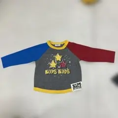 ベビー長袖シャツ　ロンT カットソー　90 男の子　秋春トップス