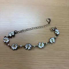 花と葉のモチーフブレスレットセット