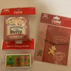 361 ダッフィーシール.ブックバンドブックチャーム＆クリップ