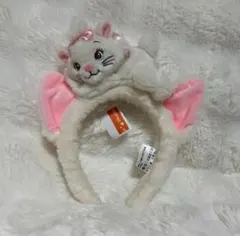香港ディズニー　おしゃれキャット　マリーちゃん　カチューシャ　新品タグ付き