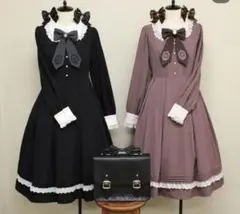 Amavel Monogram Antique Ribbonワンピース