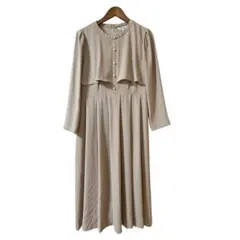 洋服の青山 美品 ワンピース　アンカーウーマン 礼服　フォーマル　１３号