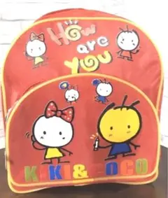 未使用　子供用　園児用　リュック ミニリュック　赤色　お散歩　お出かけ