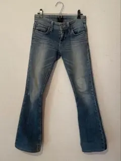 サムシング ヴィーナスジーンズ ストレッチブーツカット エドウィン ダメージ